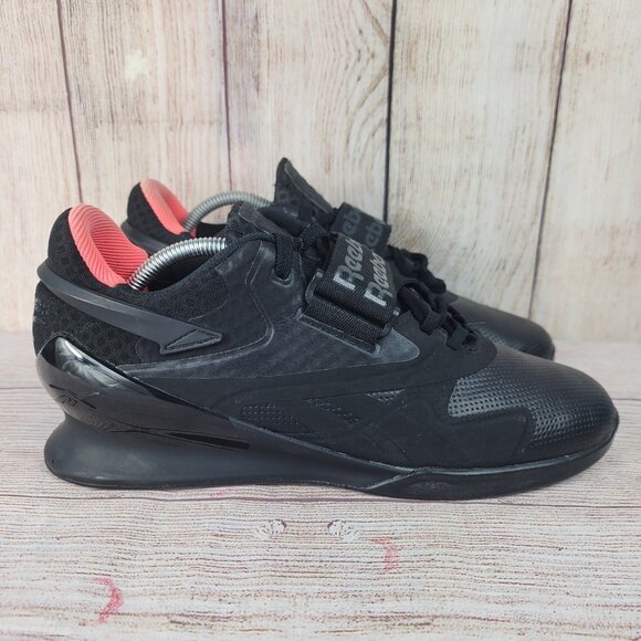 Reebok Other - Reebok Legacy Lifter 2 Weightlifting Squat Gym Shoes Mens Size 10 Training Black